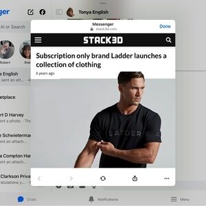 Ladder Black T-Shirt